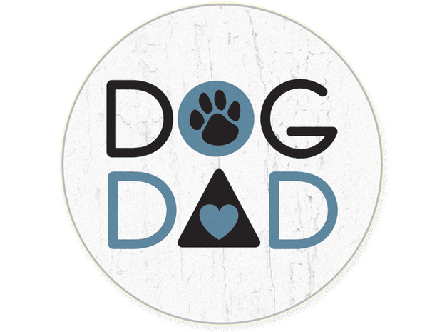 Dog Dad Car Coaster