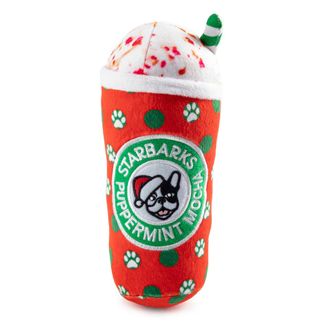 Starbarks Puppermint Mocha - Holiday Dots Christmas Dog Toys