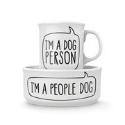 Howligans - Mug+Dog Bowl I'm a Dog Person / I'm a People Dog