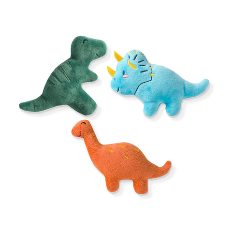 3 Piece Small Dog Toy Set - Dino