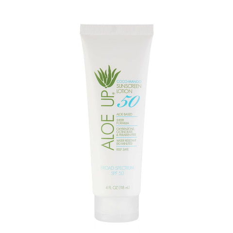 Aloe Up Sun & Skincare - White Collection SPF 50 Lotion - 4oz