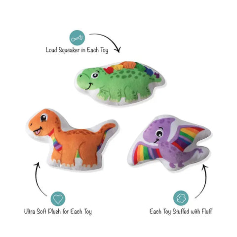 3 Piece Small Dog Toy Set - Born This Way
