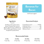 Bananas For Bacon Soft Baked Dog Treats