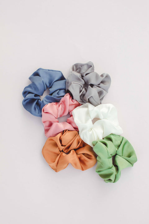 Space 46 Wholesale - 6-pack Satin Scrunchie