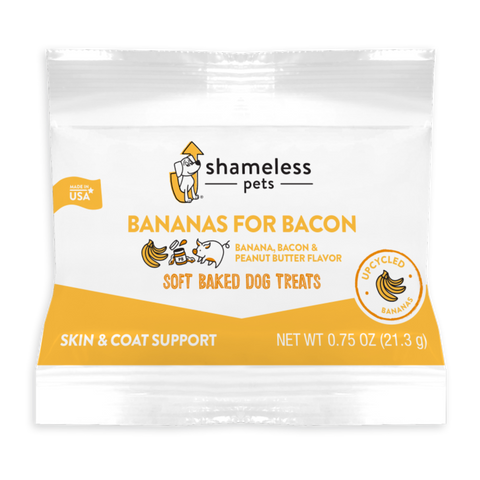 Shameless Pets - Bananas For Bacon Soft Baked Dog Treats - SAMPLE SIZE