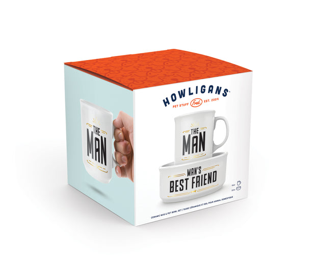 Howligans - Mug+Dog Bowl - The Man / Man&