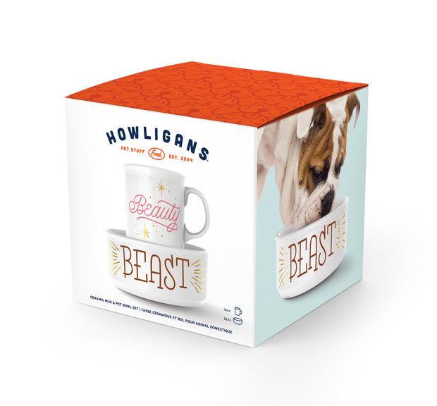 Howligans - Mug+Dog Bowl - Beauty / Beast