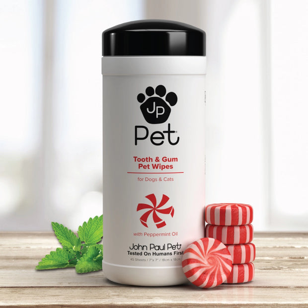 Tooth & Gum Pet Wipes for Dogs and Cats